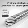 Retractable Clothesline Stainless Seel Pull-Out Clothes-Drying Machine Rope Space-Saving Clothes Drying Rack for Household