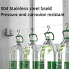 Retractable Clothesline Stainless Seel Pull-Out Clothes-Drying Machine Rope Space-Saving Clothes Drying Rack for Household