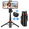 All-In-1 Folding Handheld Selfie Stick Tripod with Bluetooth Remote & Hook, Silicone-Stabilized Telescopic Pole for Cellphone/Mobile, Box-Packaged Accessories for Women, Portable Travel Streaming Gear for Iphone/Android