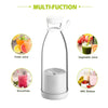 Mini Fast Juice Juicer Fresh Fruits Mixer Smoothie Bottle Handheld 6-Blade USB Rechargeable Multifunctional Fruit Blender