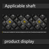 Vintage Side-Engraved Translucent Keycaps, Heat Transfer Process, Matte Finish, Compatible with Wooting, Gaming Personality Boxed, Sublimation Keycap, Gaming Keyboard Keycap
